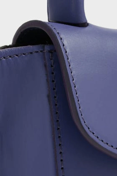 Shop Atp Atelier Montalcino Leather Bag In Purple