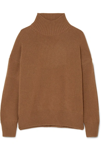 Shop Allude Cashmere Sweater In Brown