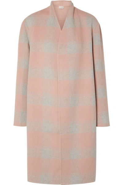 Shop By Malene Birger Carolas Wool-blend Felt Coat In Blush