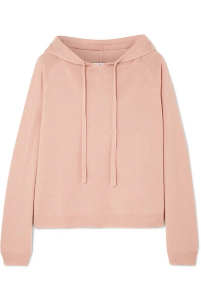 Shop Allude Wool And Cashmere-blend Hoodie In Beige