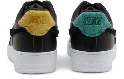 Shop Nike Air Force 1 Lx Trainers In Black/anthracite-mystic Green