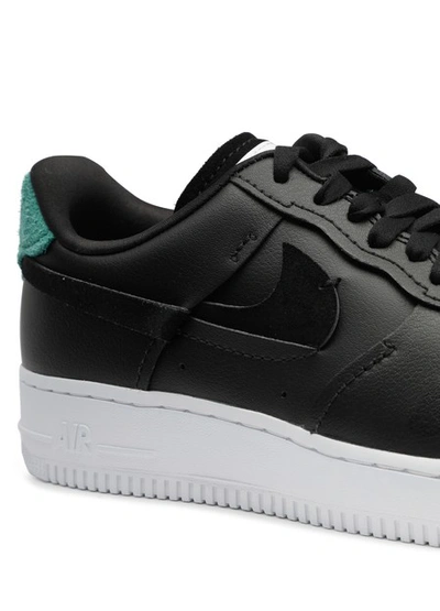 Shop Nike Air Force 1 Lx Trainers In Black/anthracite-mystic Green