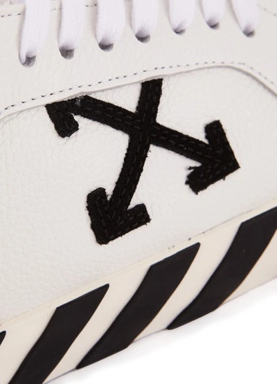 Shop Off-white Low Vulcanised Trainers In White / Black