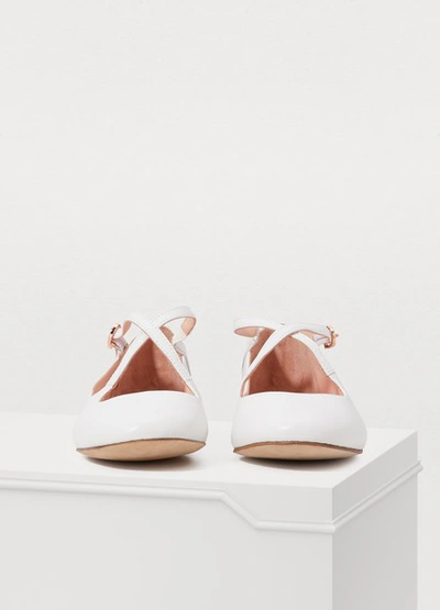 Shop Repetto Jeo Mary-janes In White