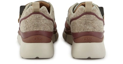 Shop Chloé Sonnie Trainers In Granite Grey