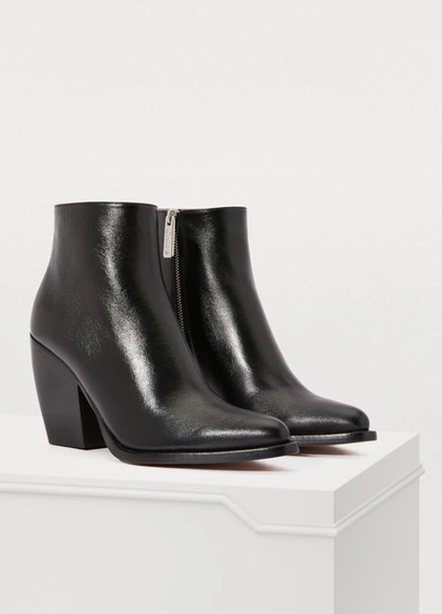 Shop Chloé Rylee Ankle Boots In Black