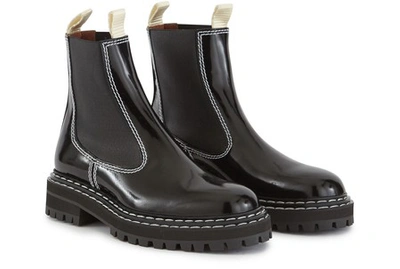 Shop Proenza Schouler Chelsea Boots In Black