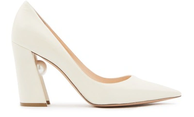 Shop Nicholas Kirkwood Miri Pumps In Écru