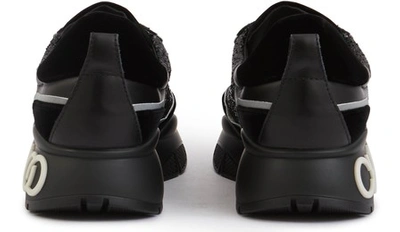 Shop Jimmy Choo Raine Sneakers In Black Mix