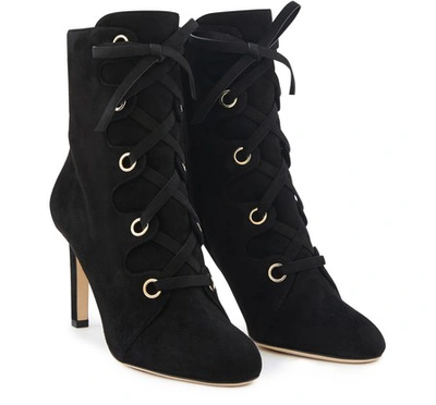 Shop Jimmy Choo Blayre 85 Ankle Boots In Black