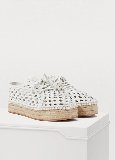 Shop Zimmermann Woven Espadrilles In Natural