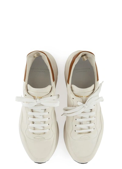 Shop Officine Creative Sphyke Trainers In White/macaron