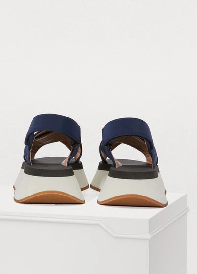Shop Marni Sandals In Eclipse