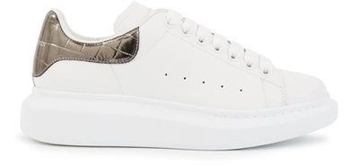 Shop Alexander Mcqueen Oversized Trainers In White/anthracite