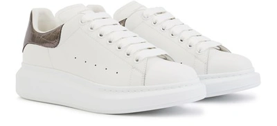 Shop Alexander Mcqueen Oversized Trainers In White/anthracite