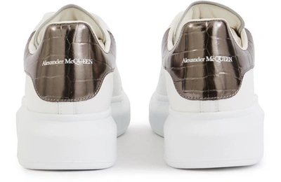 Shop Alexander Mcqueen Oversized Trainers In White/anthracite