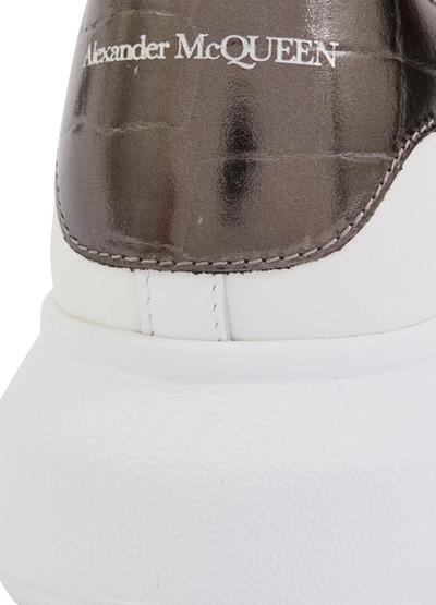 Shop Alexander Mcqueen Oversized Trainers In White/anthracite