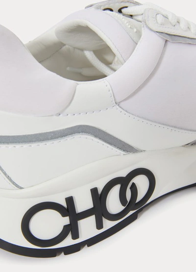 Shop Jimmy Choo Raine Sneakers In White