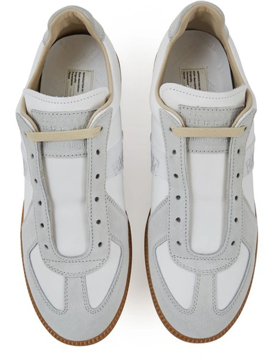 Shop Maison Margiela Replica Sneakers In Black - Off White