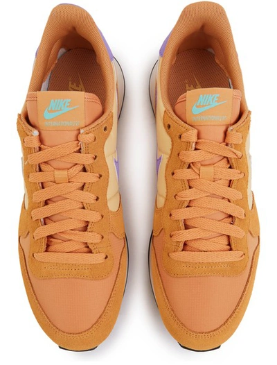 Nike Internationalist Trainers In Copper Moon/atomic Violet-celestial Gold  | ModeSens