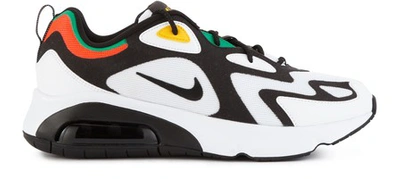 Shop Nike Air Max 200 Trainers In White/black-bright Crimson