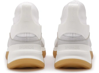 Shop Sportmax Palco Sneakers In Bianco