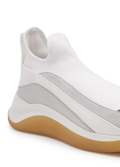 Shop Sportmax Palco Sneakers In Bianco