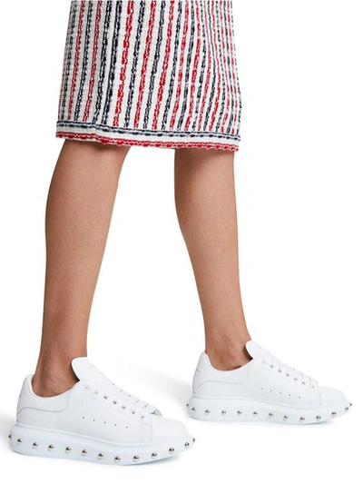 Shop Alexander Mcqueen Oversized Trainers In White