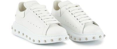 Shop Alexander Mcqueen Oversized Trainers In White