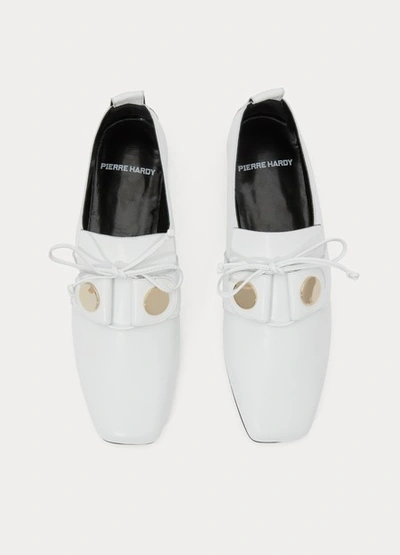 Shop Pierre Hardy Penny Derbies In White