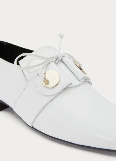 Shop Pierre Hardy Penny Derbies In White