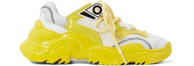 Shop N°21 Billy Sneakers In White/yellow