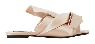 Shop N°21 Knotted Mules In Light Pink