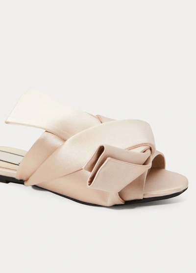 Shop N°21 Knotted Mules In Light Pink