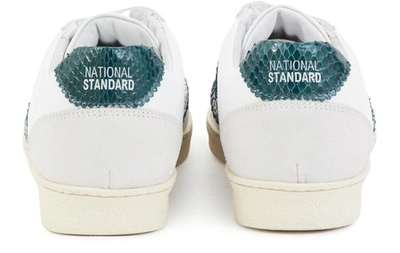 Shop National Standard Edition 4 Trainers In Kaki Snake