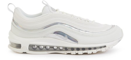 nike air silver trainers