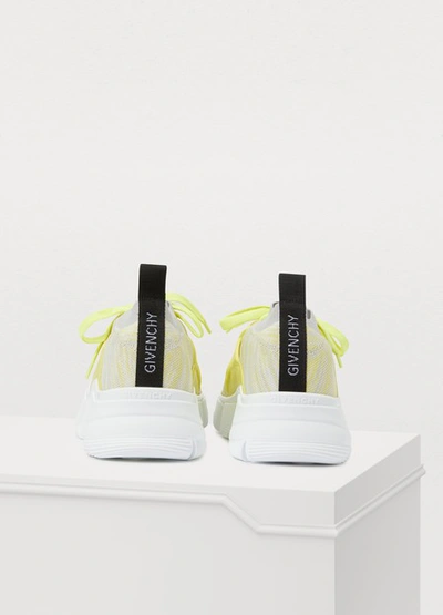 Shop Givenchy Jaw Sock-sneakers In Yellow