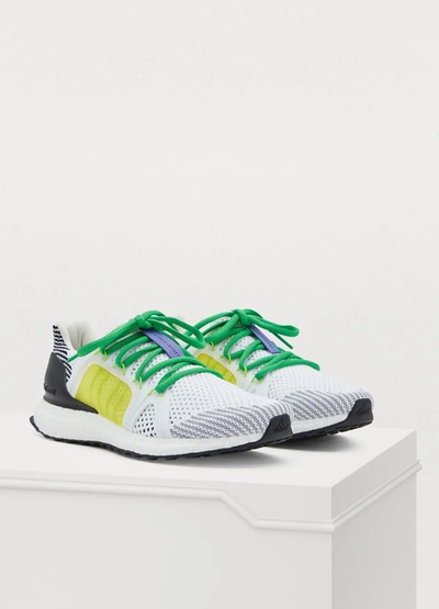 Shop Adidas By Stella Mccartney Ultraboost S Sneakers In Wht/blk/lemon