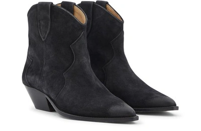 Shop Isabel Marant Dewina Ankle Boots In Black