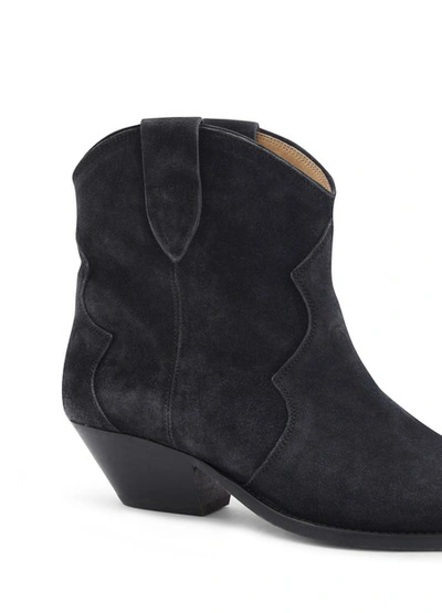 Shop Isabel Marant Dewina Ankle Boots In Black