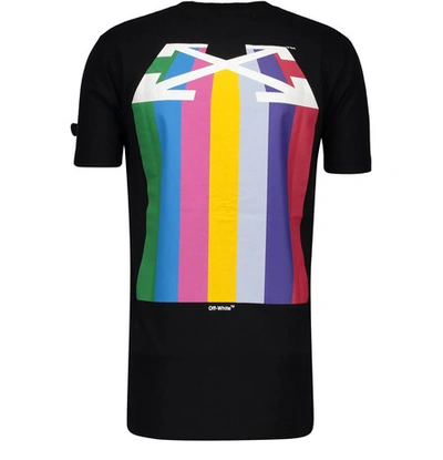 Shop Off-white 'rainbow Arrows' T-shirt In Black