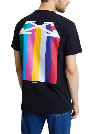 Shop Off-white 'rainbow Arrows' T-shirt In Black