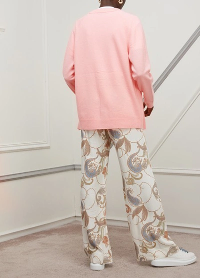 Shop Acne Studios Neve Cardigan In Blush Pink