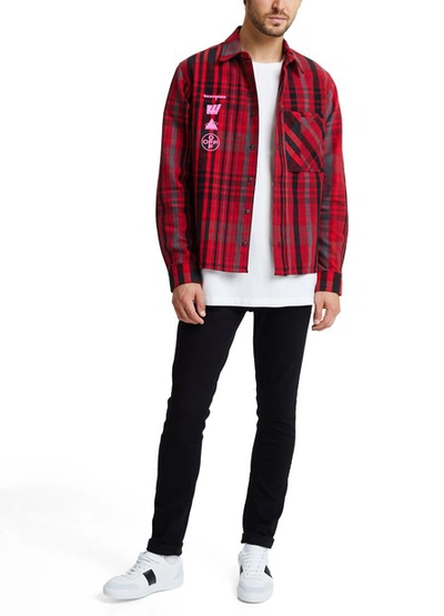 Shop Off-white Mariana De Silva Shirt In Red