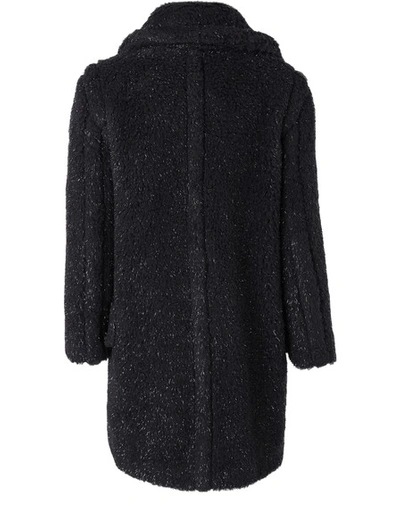 Shop Max Mara Camel Lastra Wool Coat In Black