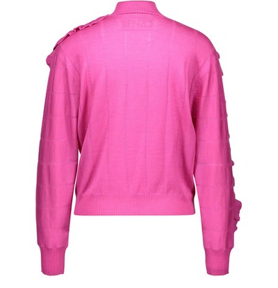 Shop Kenzo Turtleneck Jumper In Pink