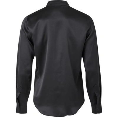 Shop Balenciaga Silk Shirt In 1000