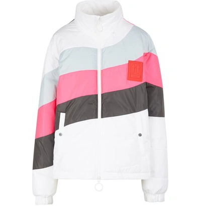 Shop Off-white Quilted Anorak Down Jacket In Multicolor