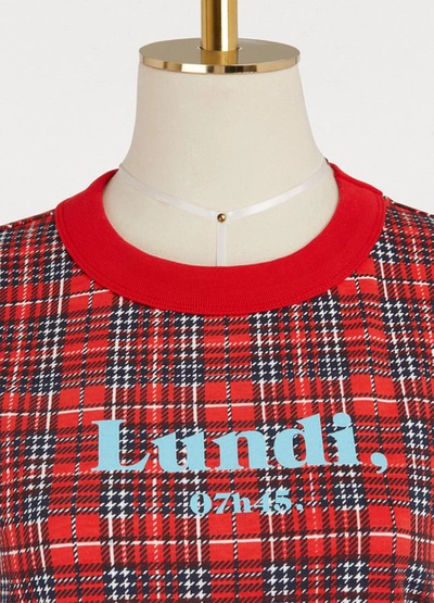 Shop Jour/né Lundi, 07h45 T-shirt In Red
