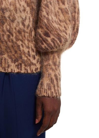 Shop Zimmermann Espionage Mohair Blend Jumper In Animal